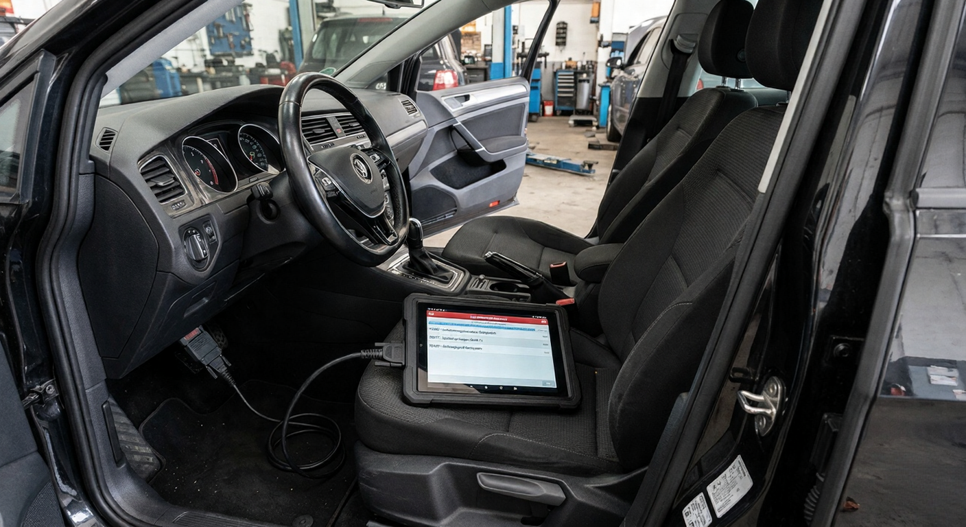 Diagnose eines Dieselfahrzeugs bei AdBlue AGR und DPF Problemen